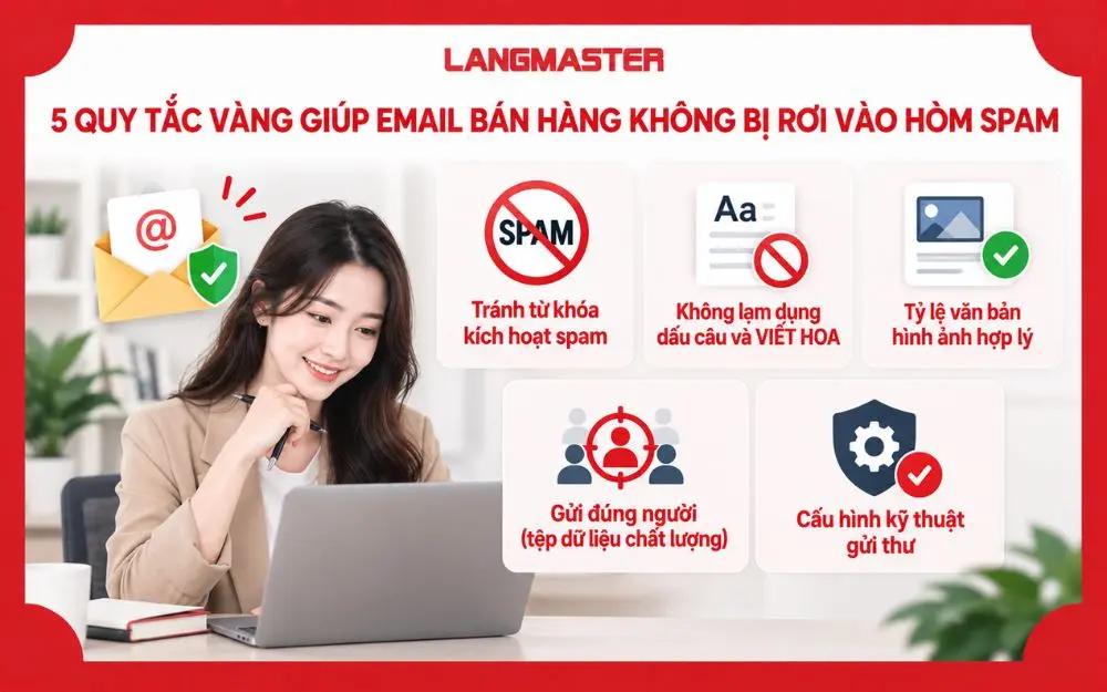 5 quy tắc vàng giúp email bán hàng không bị rơi vào hòm spam