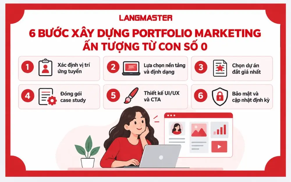 Hướng dẫn 6 bước xây dựng Portfolio Marketing ấn tượng từ con số 0