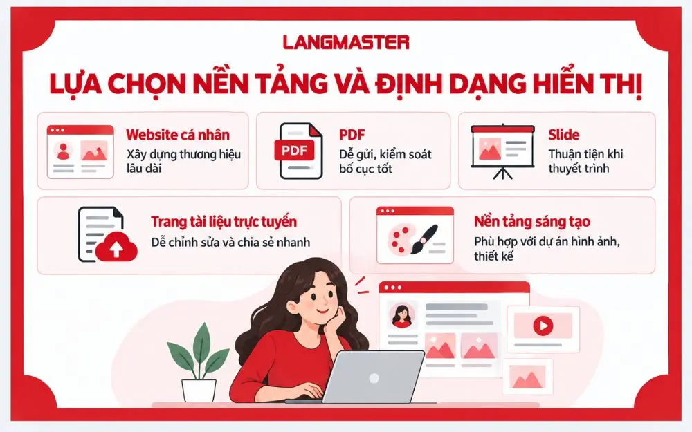 Lựa chọn nền tảng và định dạng hiển thị