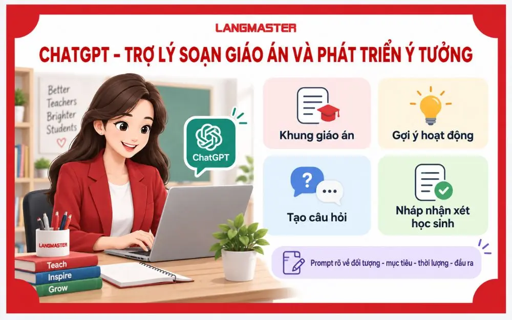 ChatGPT - Trợ lý soạn giáo án và phát triển ý tưởng