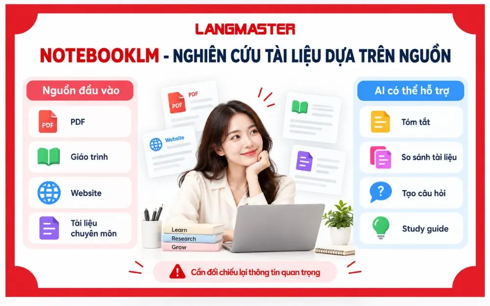 NotebookLM - Nghiên cứu tài liệu dựa trên nguồn