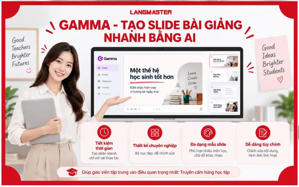 Gamma - Tạo slide bài giảng nhanh bằng AI