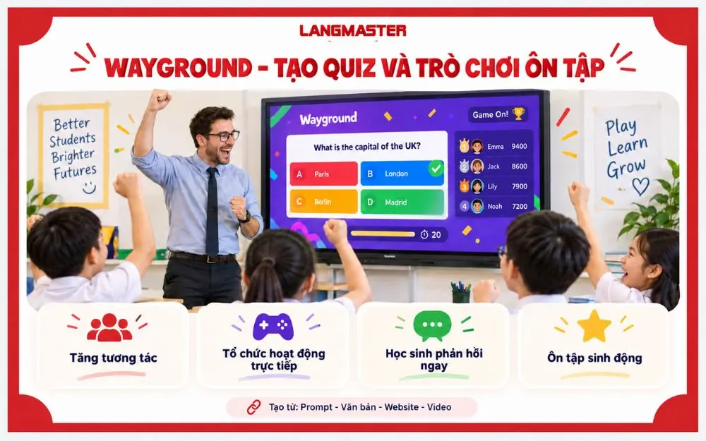 Wayground - Tạo quiz và trò chơi ôn tập