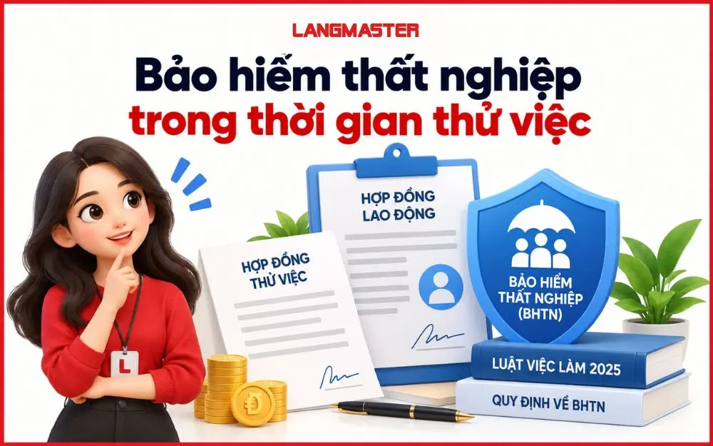 Bảo hiểm thất nghiệp trong thời gian thử việc phụ thuộc loại hợp đồng ký kết.