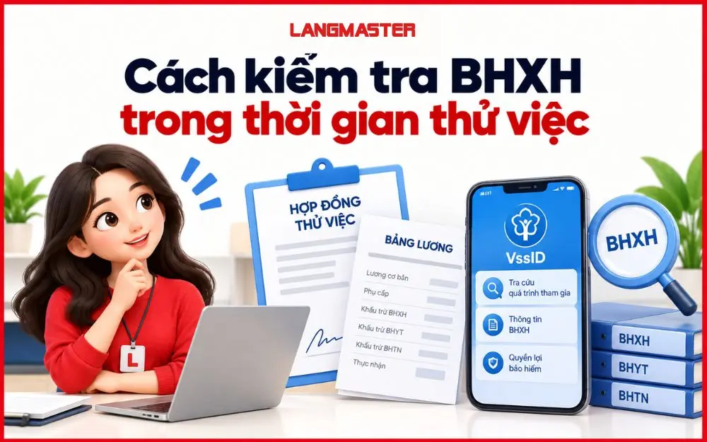 Cách kiểm tra BHXH trong thời gian thử việc qua hợp đồng và VssID.