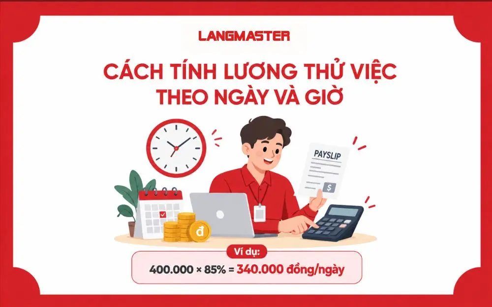 Cách tính lương thử việc theo ngày và giờ