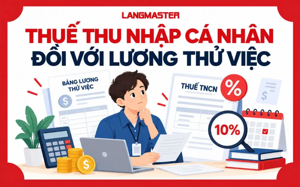 Lương thử việc có thể phát sinh thuế thu nhập cá nhân theo quy định.