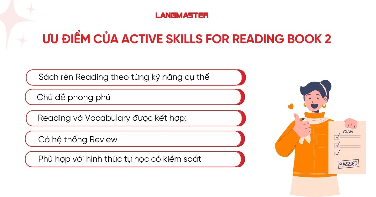 Ưu điểm của Active Skills for Reading Book 2