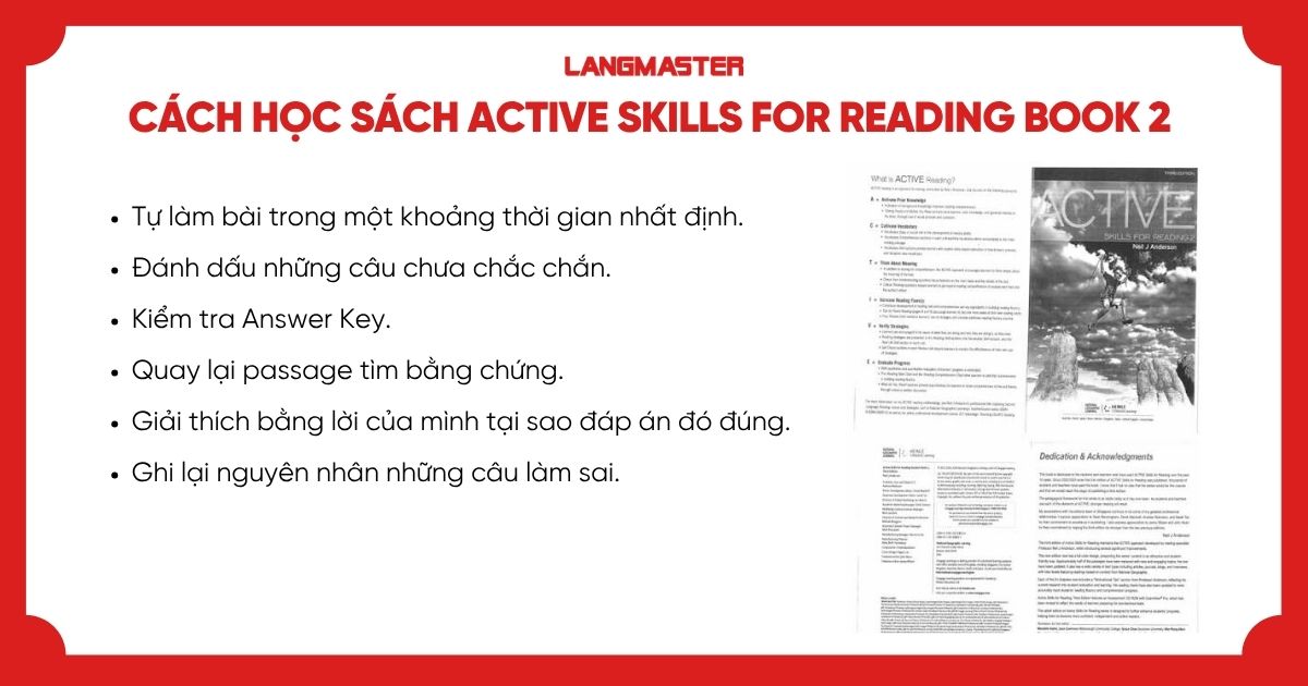cách học sách Active Skills for Reading Book 2