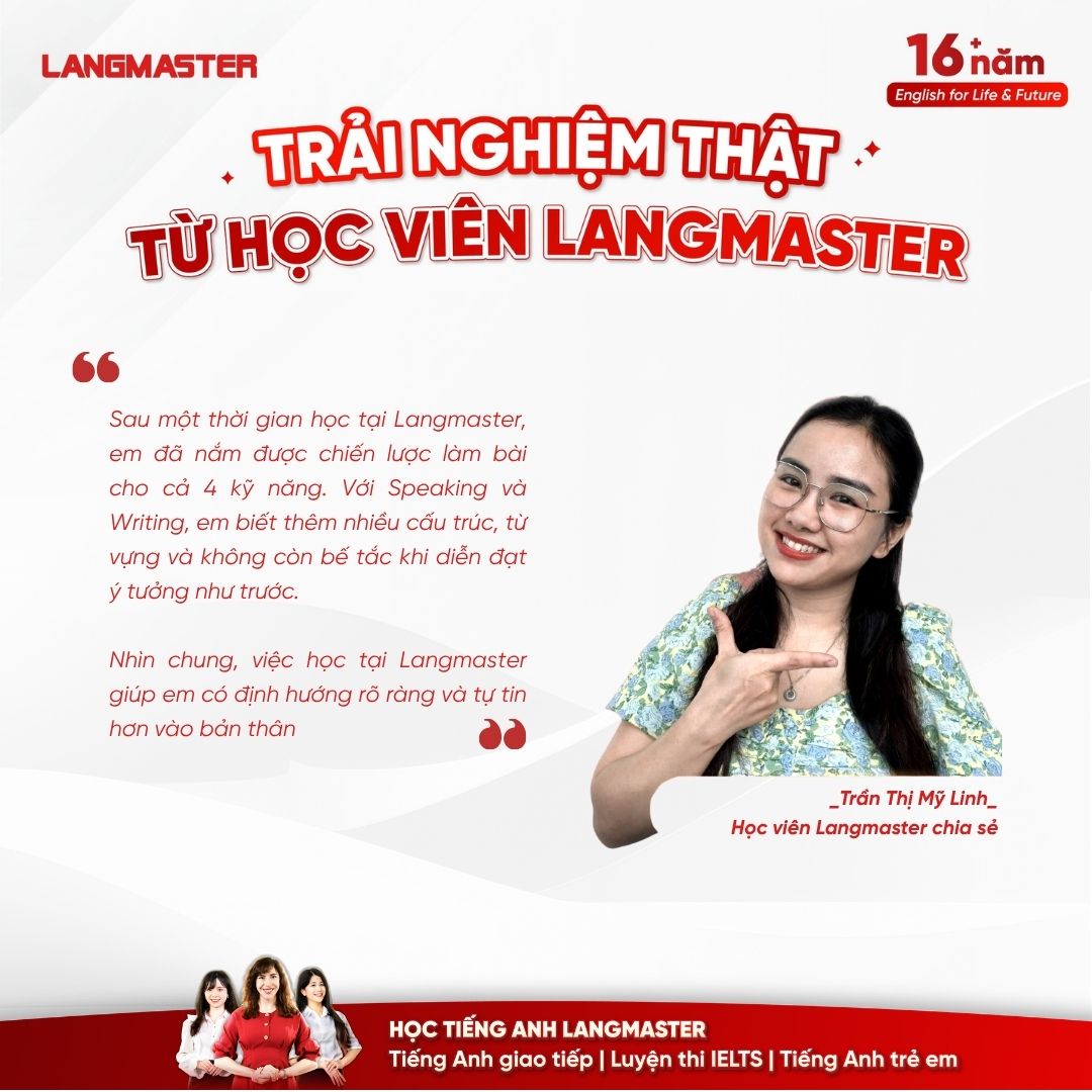 Khó khăn của học viên Mỹ Linh trước khi học tại Langmaster