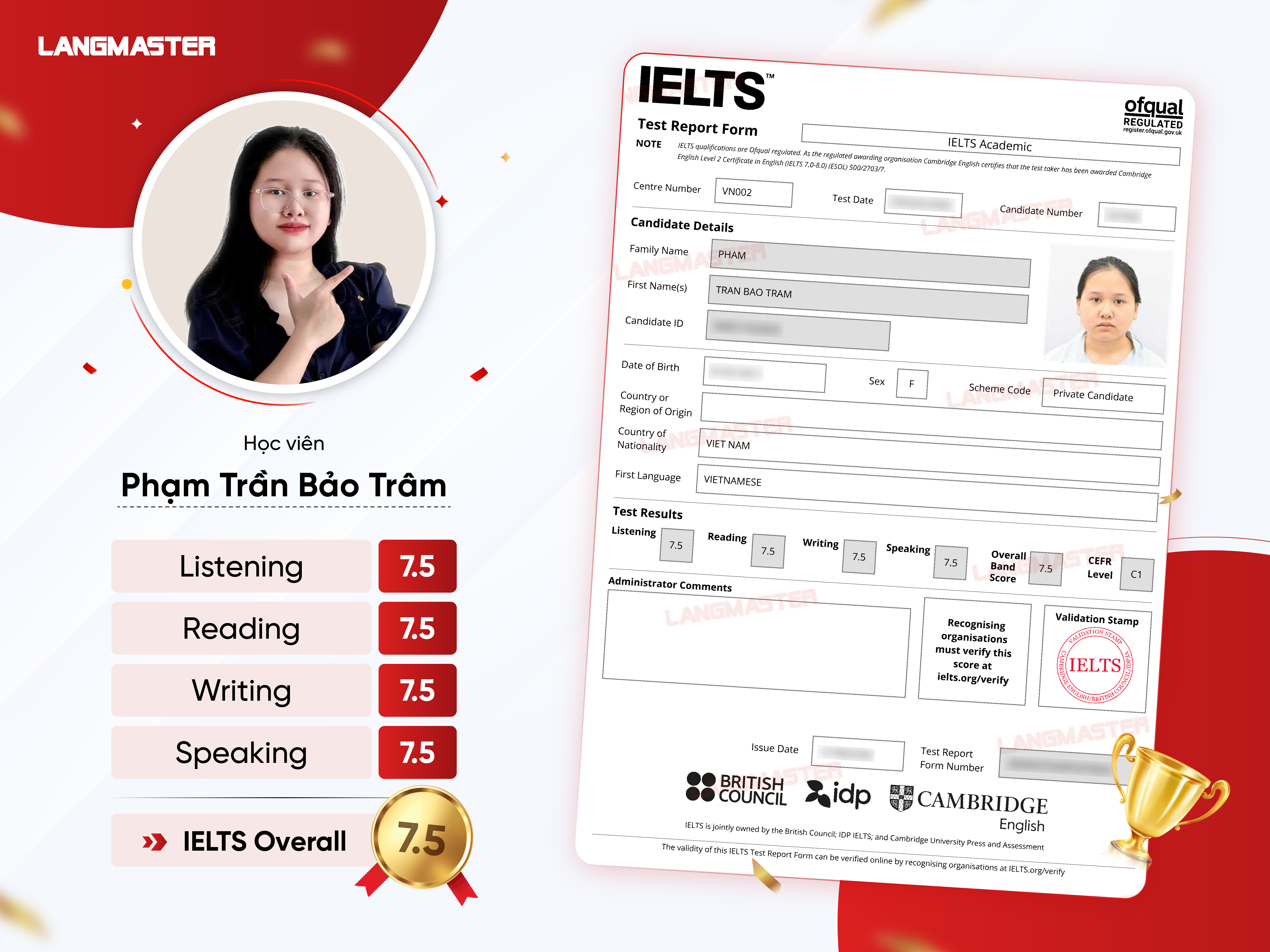 Học viên Phạm Trần Bảo Trâm